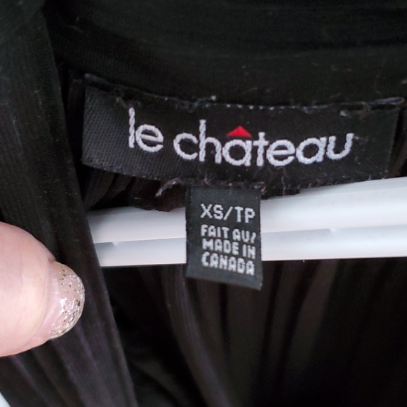 VINTAGE ! LE CHÂTEAU Black dress - Picture 5 of 6